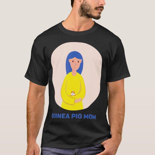 Guinea Schweinefleisch Mama T-Shirt (Vorderseite)