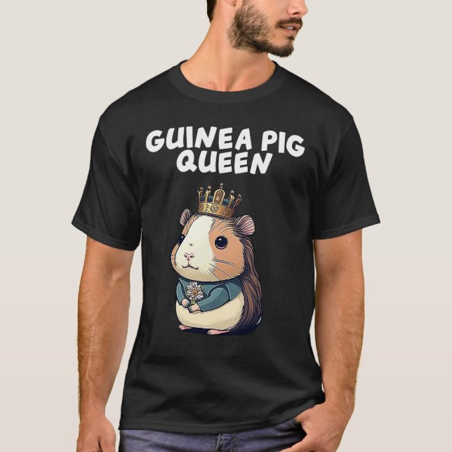 Guinea Schweinefleisch Mama Vater Schweinekäse Käf T-Shirt (Vorderseite)