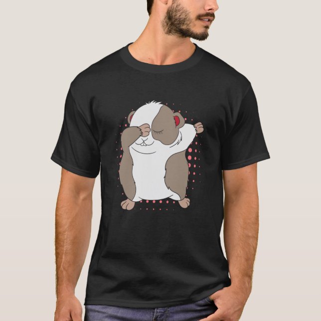 Guinea Schweinefleisch Niedliche Blutarmung Furry  T-Shirt (Vorderseite)