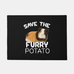 Guinea Schweinefleisch - Rettend Furry Potato Fußmatte