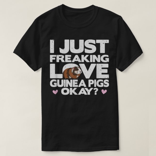 Guinea Schweinefleisch Shirt, Guinea der Liebe, Ge T-Shirt (Design vorne)