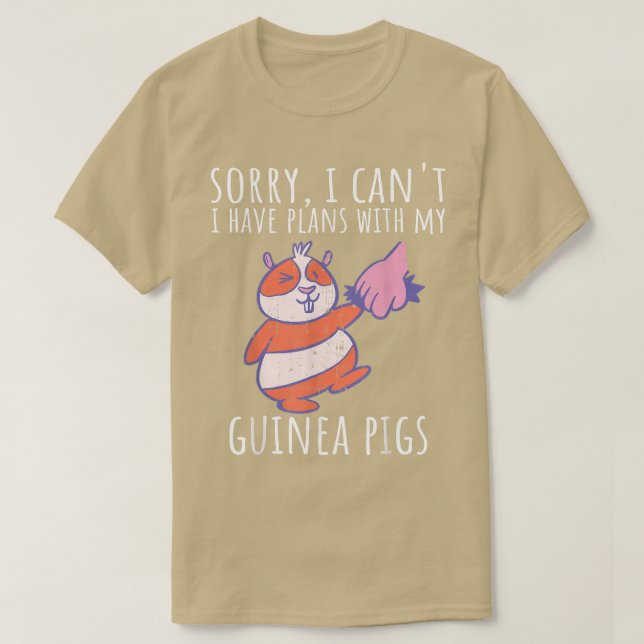 Guinea Schweinefleisch Sprichwort Eigentümer 545 T-Shirt (Design vorne)