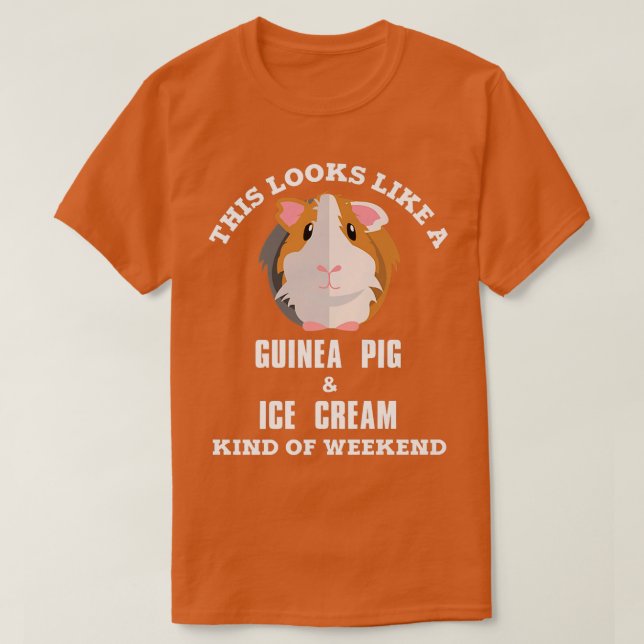 Guinea Schweinefleisch und Eiskrem T-Shirt (Design vorne)