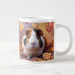 Guinea Schweinefleisch und Herbstblätter Jumbo-Tasse