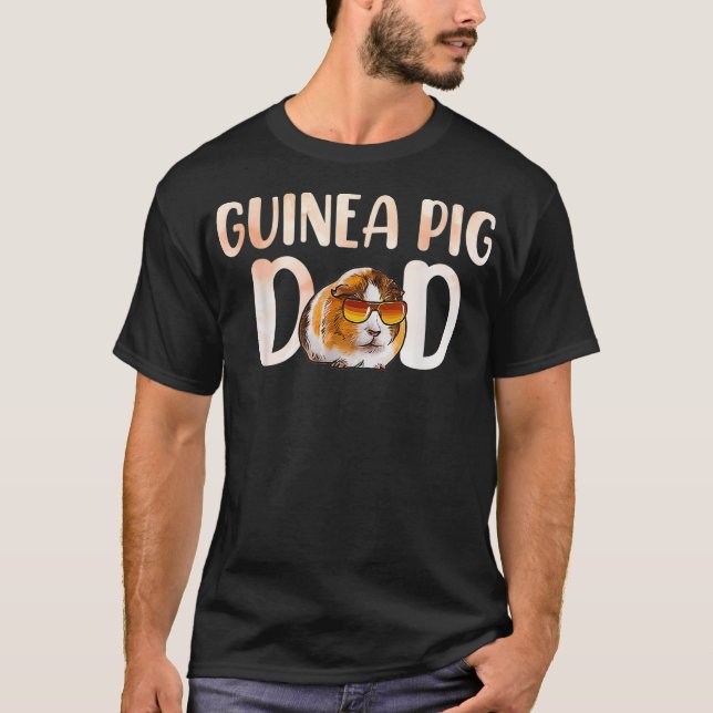 Guinea Schweinefleisch Vater Funny Pet Owne Guinea T-Shirt (Vorderseite)
