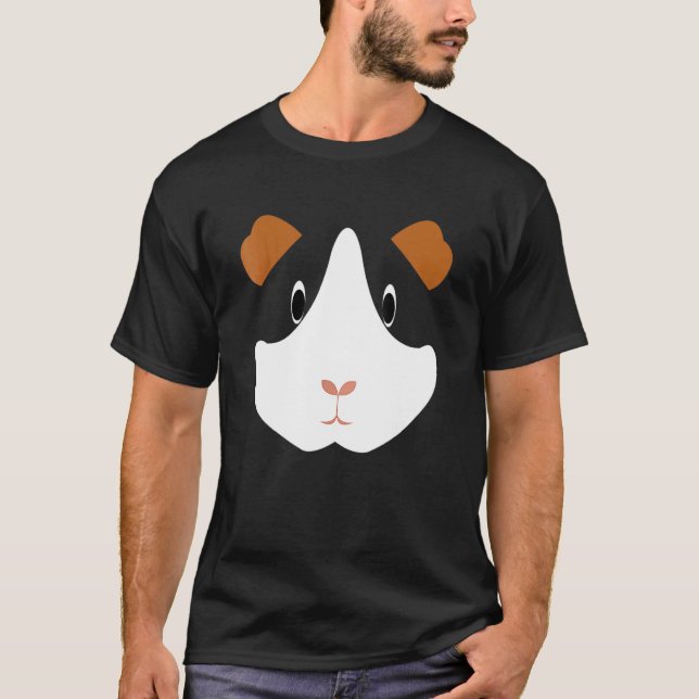 Guinea Schweinekostüm Halloween Guinea Schweinekos T-Shirt (Vorderseite)