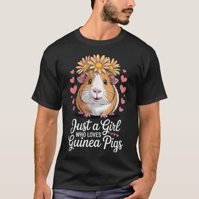 Guinea Schweinekostüme für Mädchen T-Shirt (Vorderseite)