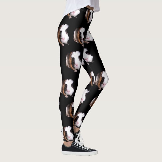 Guinea Schweineprint Muster, Ladys Full Print Legg Leggings (Rechts)