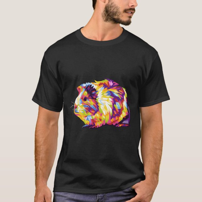 Guinea Schweineschirm Guinea Schweinegeschenke für T-Shirt (Vorderseite)