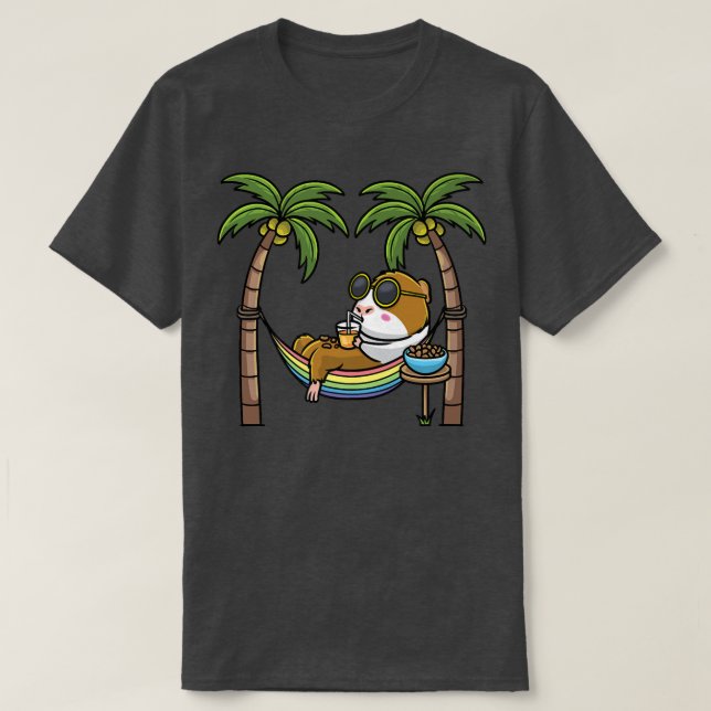 Guinea Schweineschlachtnager in Hammock Ferien Pre T-Shirt (Design vorne)