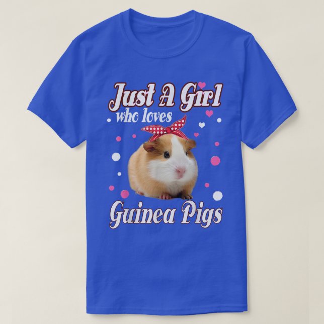Guinea schwingt nur ein Mädchen, das Lieben hat T-Shirt (Design vorne)