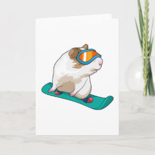Guinea Snowboarder Snowboard Karte