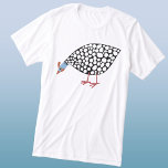 Guinea Tri-Blend Shirt<br><div class="desc">Eine niedliche Guinea hat einen zufriedenen Peck. Originelle Kunst von Nic Squirrell.</div>