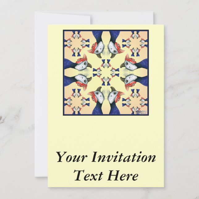 Guinea überall! einladung (Vorderseite)