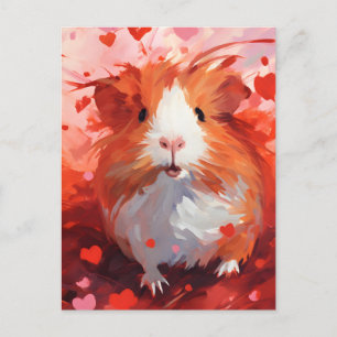 Guinea Valentinstag Postkarte