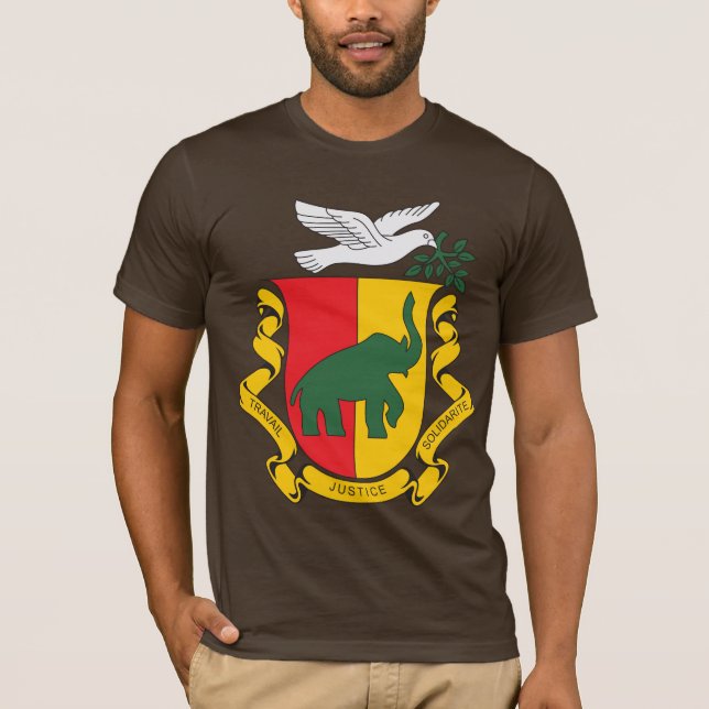 Guinea-Wappen (1958) T - Shirt (Vorderseite)