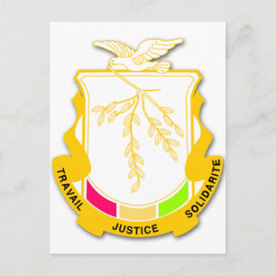 Guinea Wappen GN Postkarte