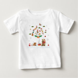 Guinea Weihnachten auf Winterbaumziege Lover Paj Baby T-shirt