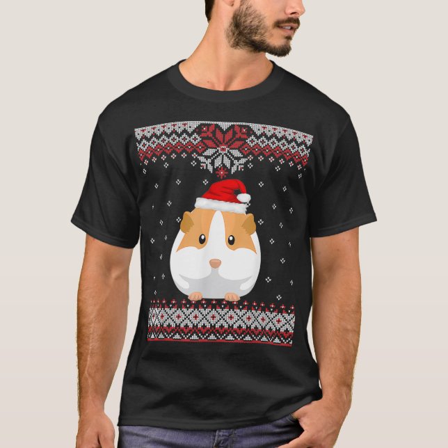 Guinea Weihnachten Weihnachten Weihnachten Weihnac T-Shirt (Vorderseite)