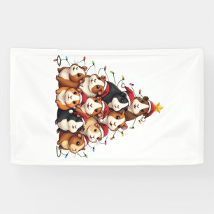 Guinea Weihnachtsbaum Frohe Weihnachten Weihnachte Banner