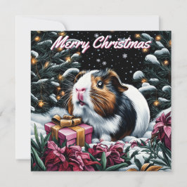 Guinea Weihnachtskarte Mitteilungskarte