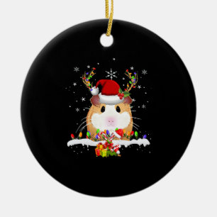 Guinea Weihnachtsweihnachtsleuchten Keramik Ornament