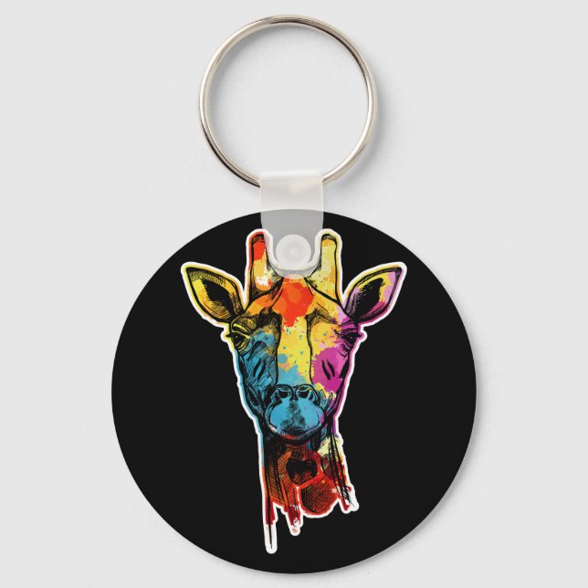 Guinea Weihnachtsweihnachtsleuchten Schlüsselanhänger (Vorderseite)