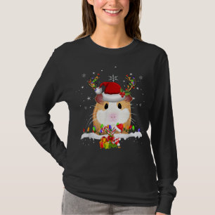 Guinea Weihnachtsweihnachtsleuchten T-Shirt