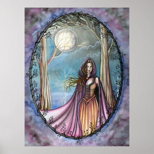 Guinevere Fantasy Fairy Tale Poster Print (Vorne)