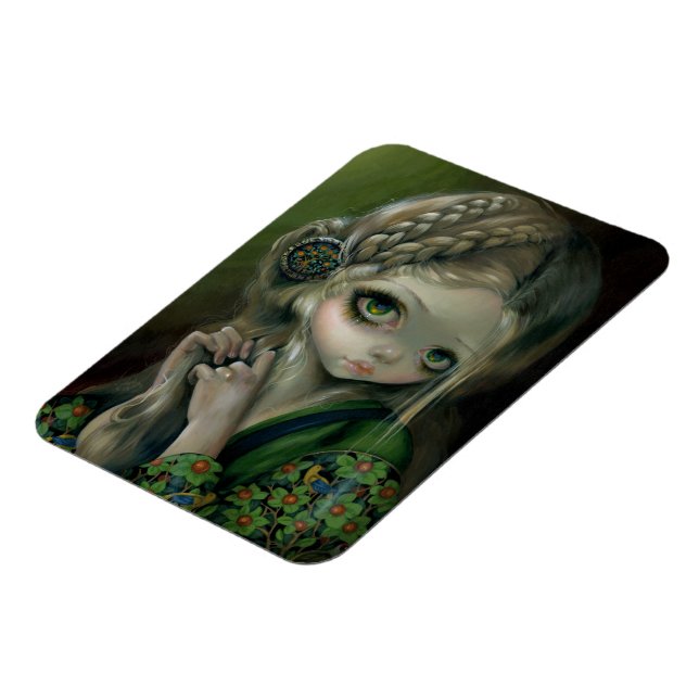 "Guinevere hatte grüne Augen" Flex Magnet (Linke Seite)