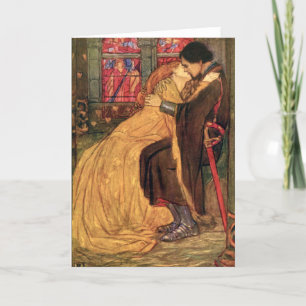 Guinevere von Florence Harrison Vintag Dankeskarte