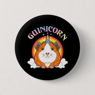 Guinicorn Guinea Pig Unicorn Kostüm Button