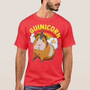 Guinicorn Lustiger Meerschweinchenliebhaber Einhor T-Shirt