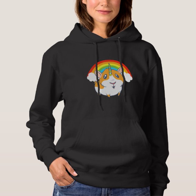 Guinicorn Unicorn Guinea Pigs Mom Animal  Rodent Hoodie (Vorderseite)