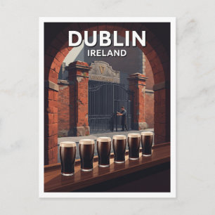 Guinness-Brauerei-Tore, St. James's Gate Dublin Postkarte