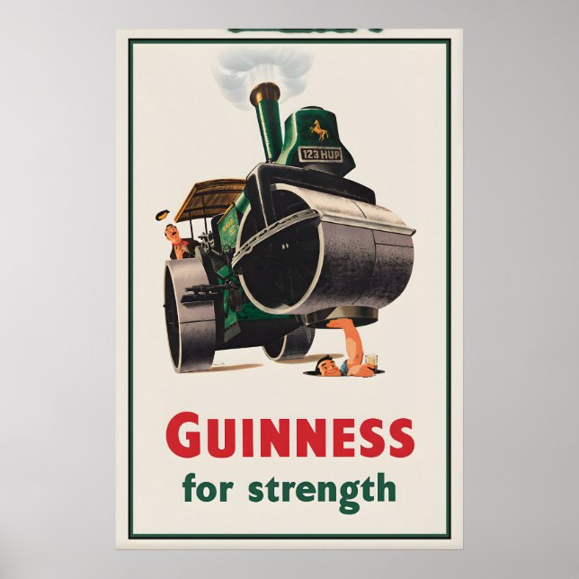 Guinness for Strength Poster Druck  John Gilroy (Vorne)