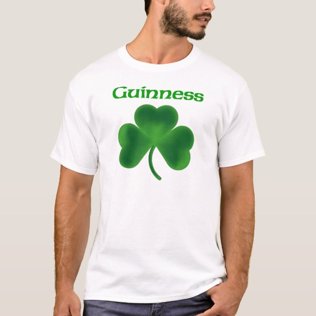 Guinness-Kleeblatt T-Shirt (Vorderseite)
