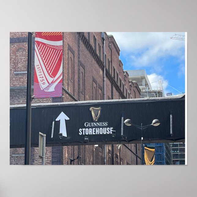 Guinness Storehouse Dublin Irland Europa Poster (Vorne)