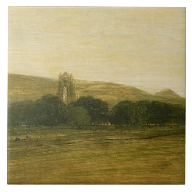 Guisborough Priory, c.1801-02 (Öl auf Leinwand) Fliese (Vorderseite)