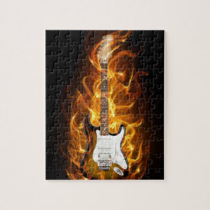 Guitair Flammen Puzzle