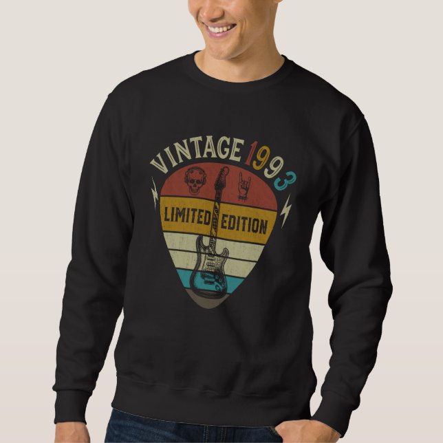 Guitar 30th Birthday Best of 1993 Sweatshirt (Vorderseite)