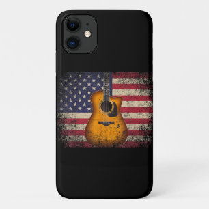 Guitar 4. Juli Gift American Flag USA - Countr Case-Mate iPhone Hülle