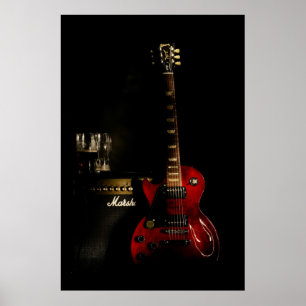 Guitar and Amp Poster