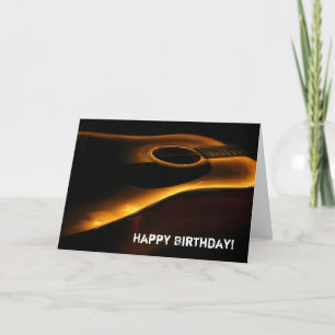 Guitar Birthday Card Karte