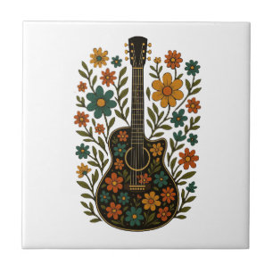 Guitar & Bloom Designs Fliese