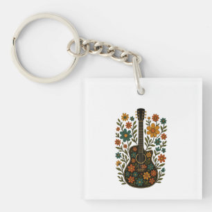 Guitar & Bloom Designs Schlüsselanhänger