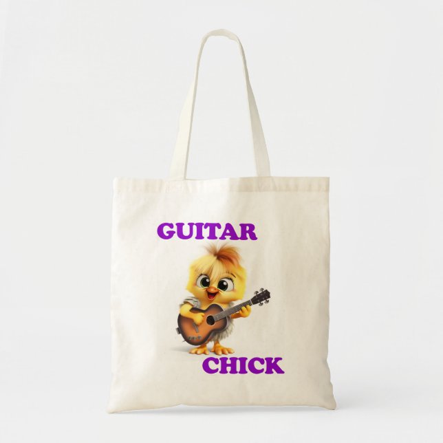 Guitar Chick Tragetasche (Vorne)
