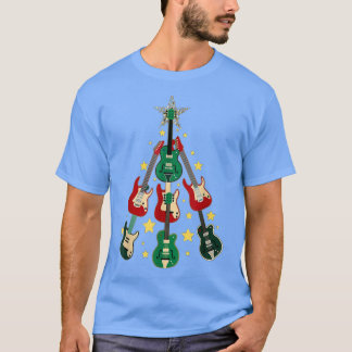 Guitar Christmas Tree T-Shirt