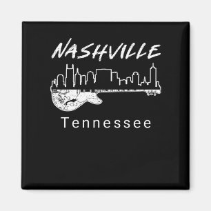 Guitar Country Music Souvenir Geschenk Nashville Magnet