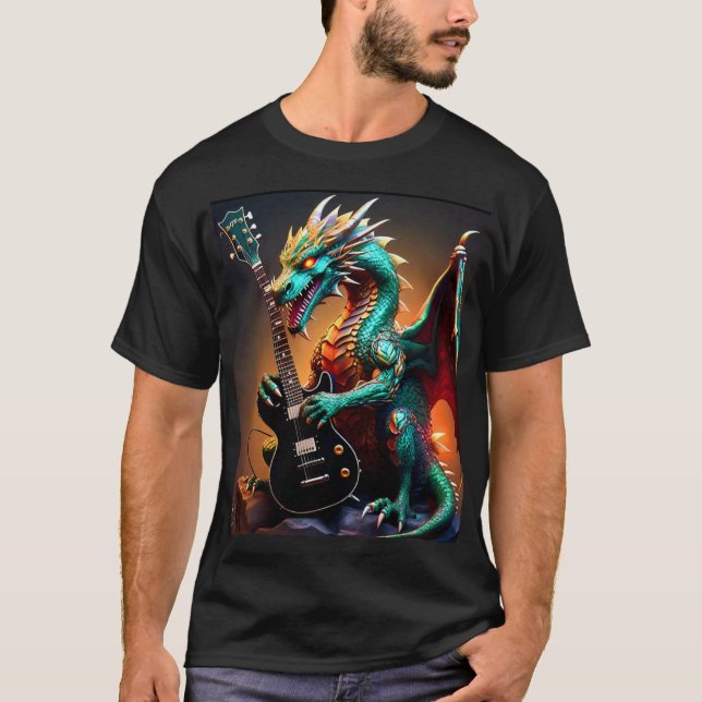 Guitar Dragon T-Shirt (Vorderseite)